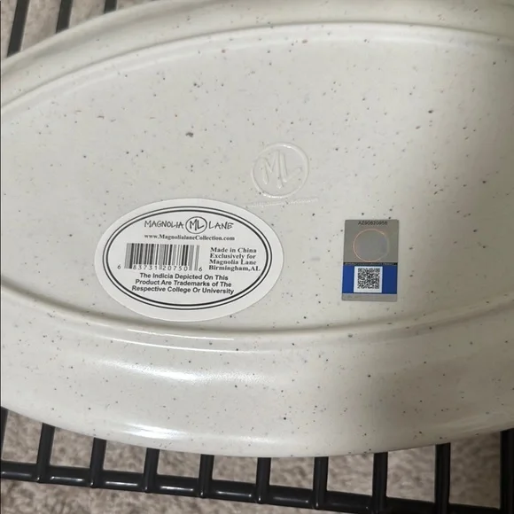 LSU Magnolia Purple and Yellow Serving Dish - Picture 2 of 2